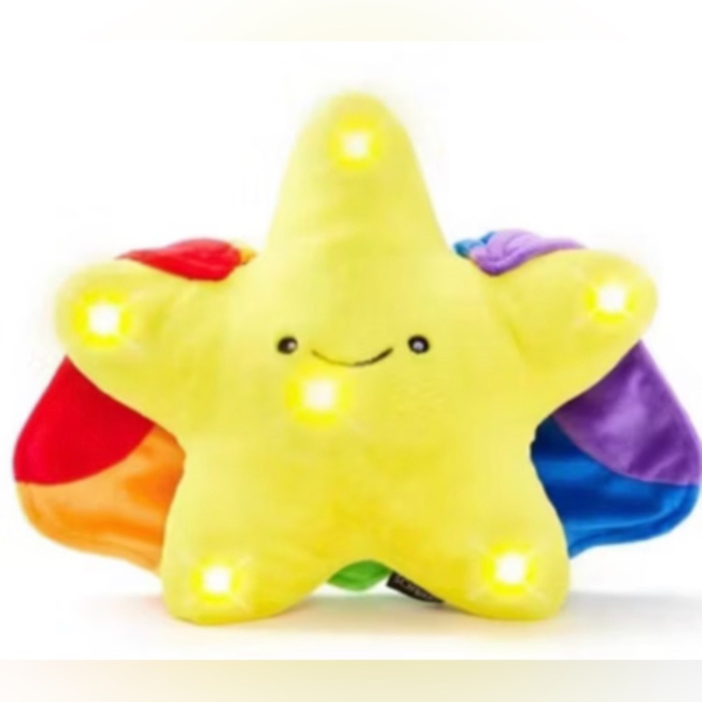 FAO Schwarz Glow Brights Space Star Plush